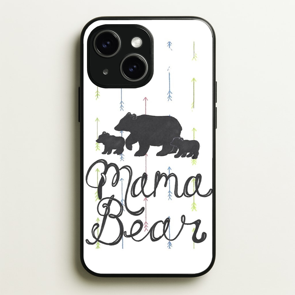 Mama Bear Phone Case - iPhone 15 / Standard