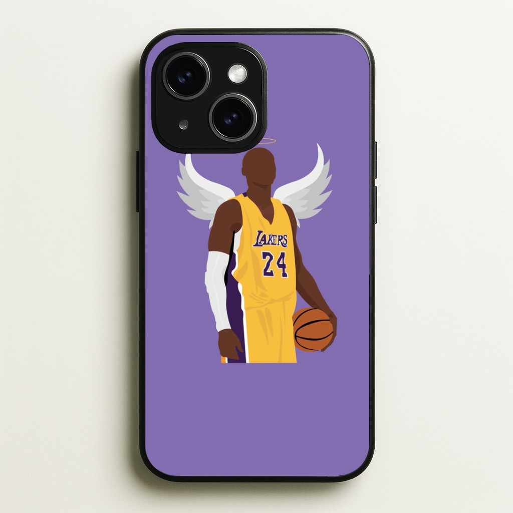 Kobe with wings - Basketball Phone Case - iPhone 15 / Standard