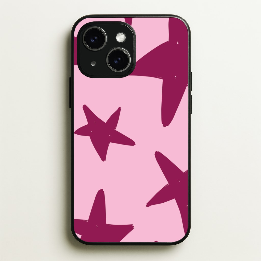 Raspberry Stars Phone Case - iPhone 15 / Standard