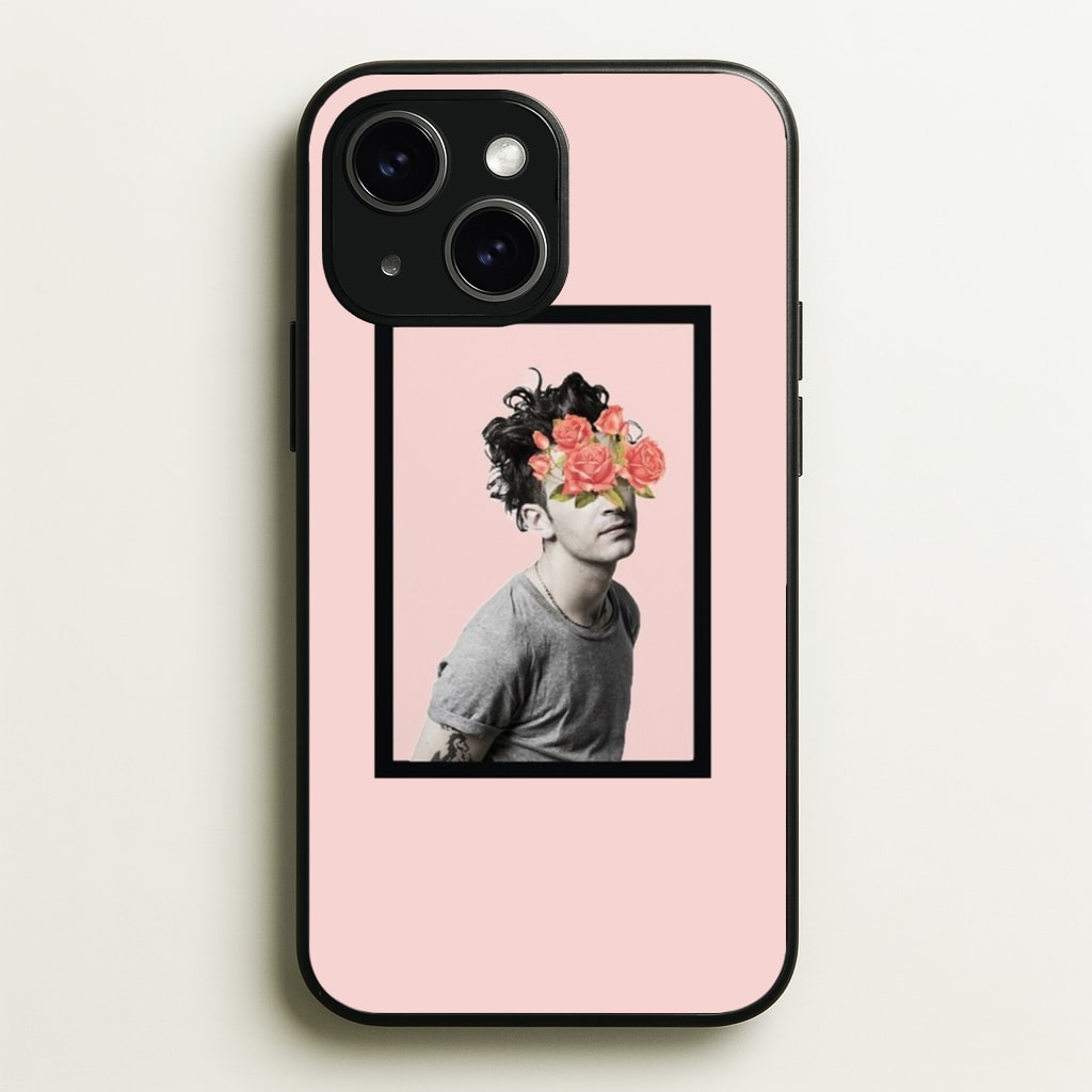 Matt - 1975 Flower Cencored Phone Case - iPhone 15 / Standard