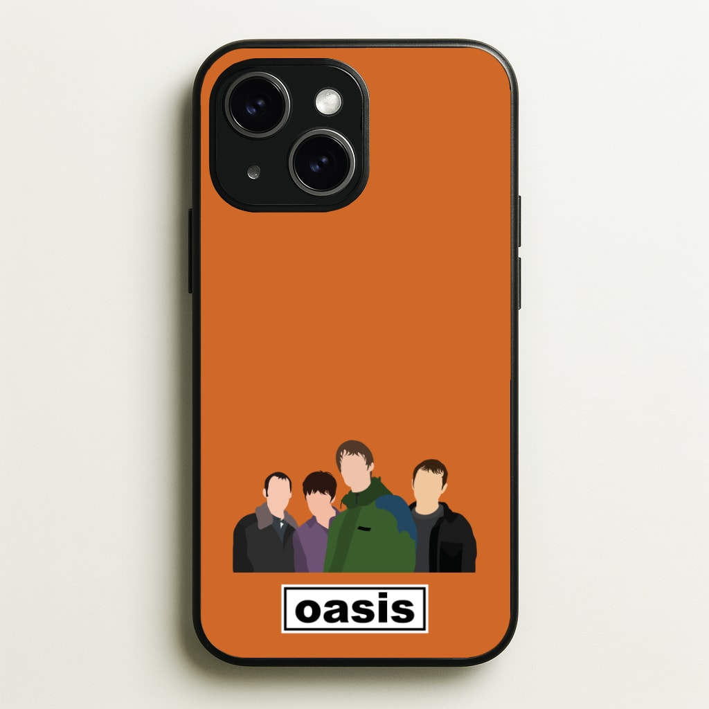 Rock Band Members Phone Case - iPhone 15 / Standard