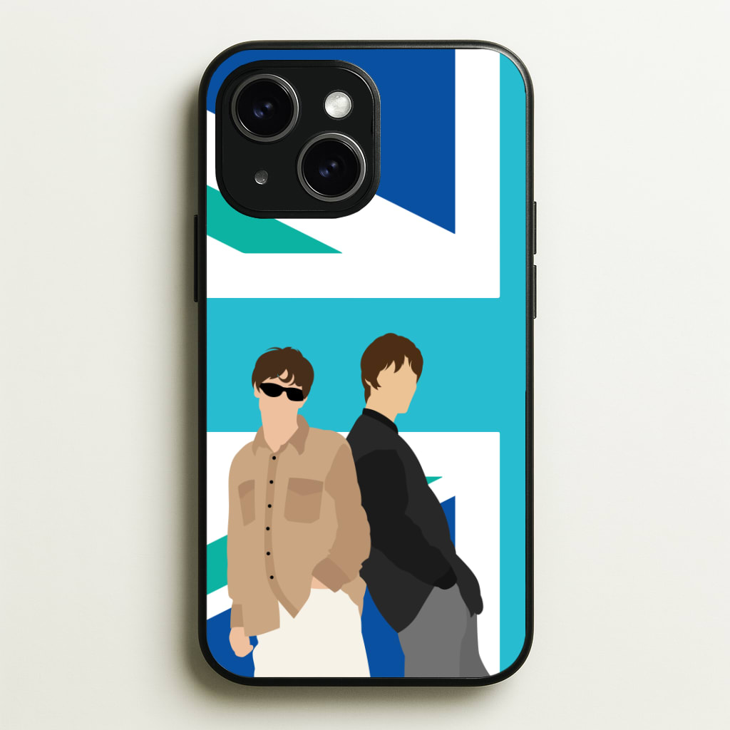 British Flag Band Members Phone Case - iPhone 15 / Standard