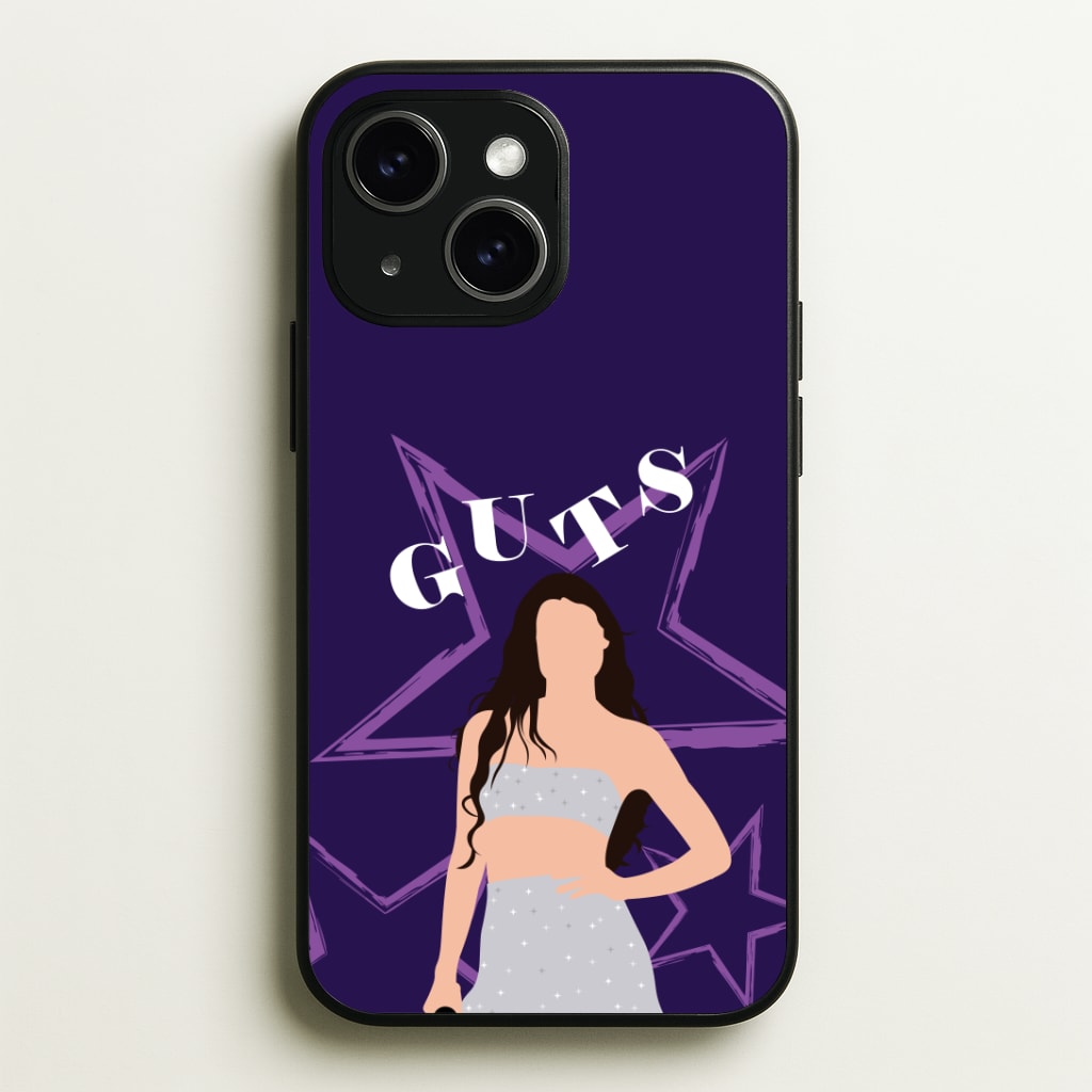Dark Purple Olivia Phone Case - iPhone 15 / Standard