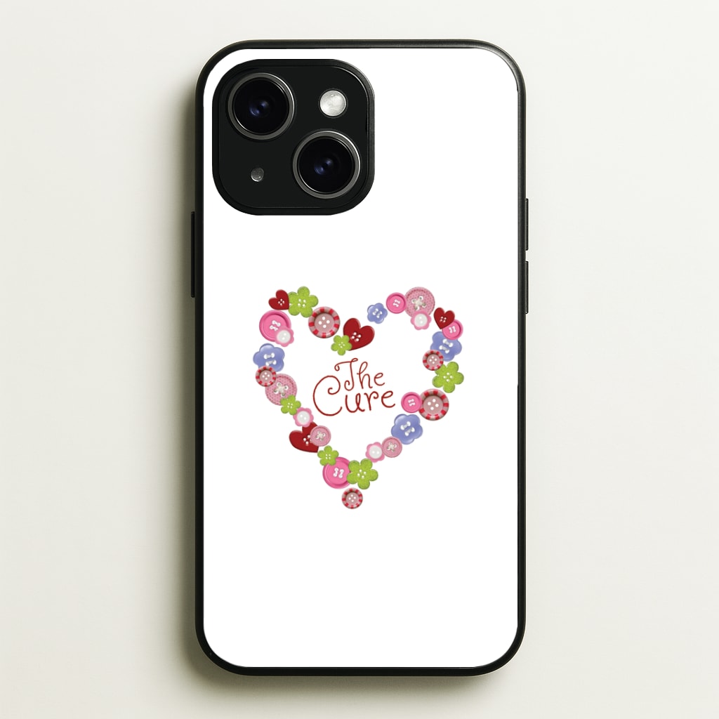 Button Heart Phone Case - iPhone 15 / Standard