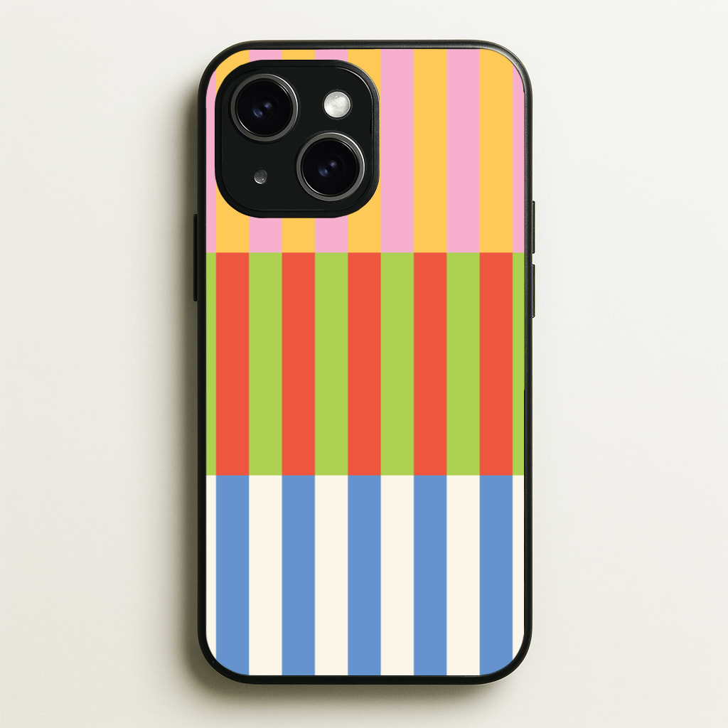 Colourful Stripes Pattern Phone Case - iPhone 15 / Standard