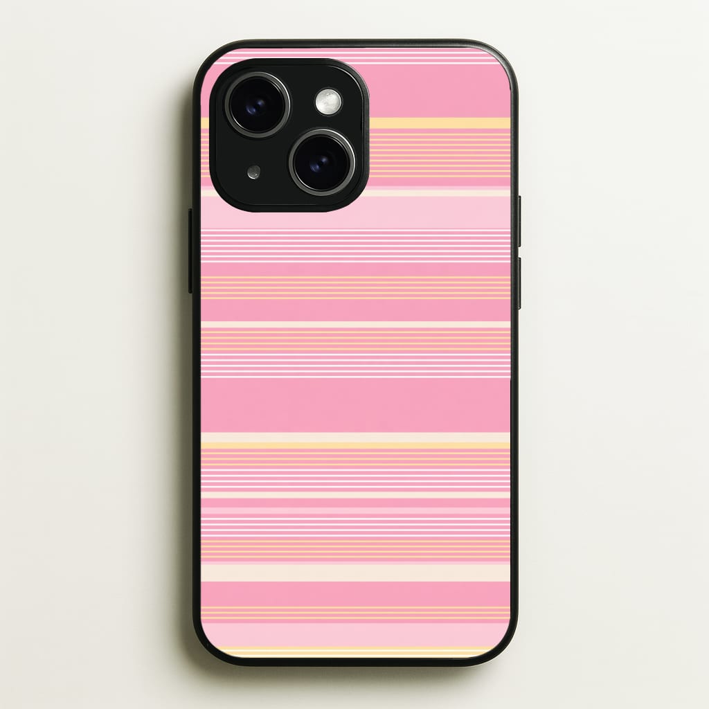 Blush Butter Stripes Phone Case