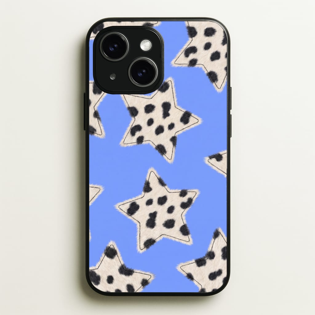 Fuzzy Cow Stars Phone Case