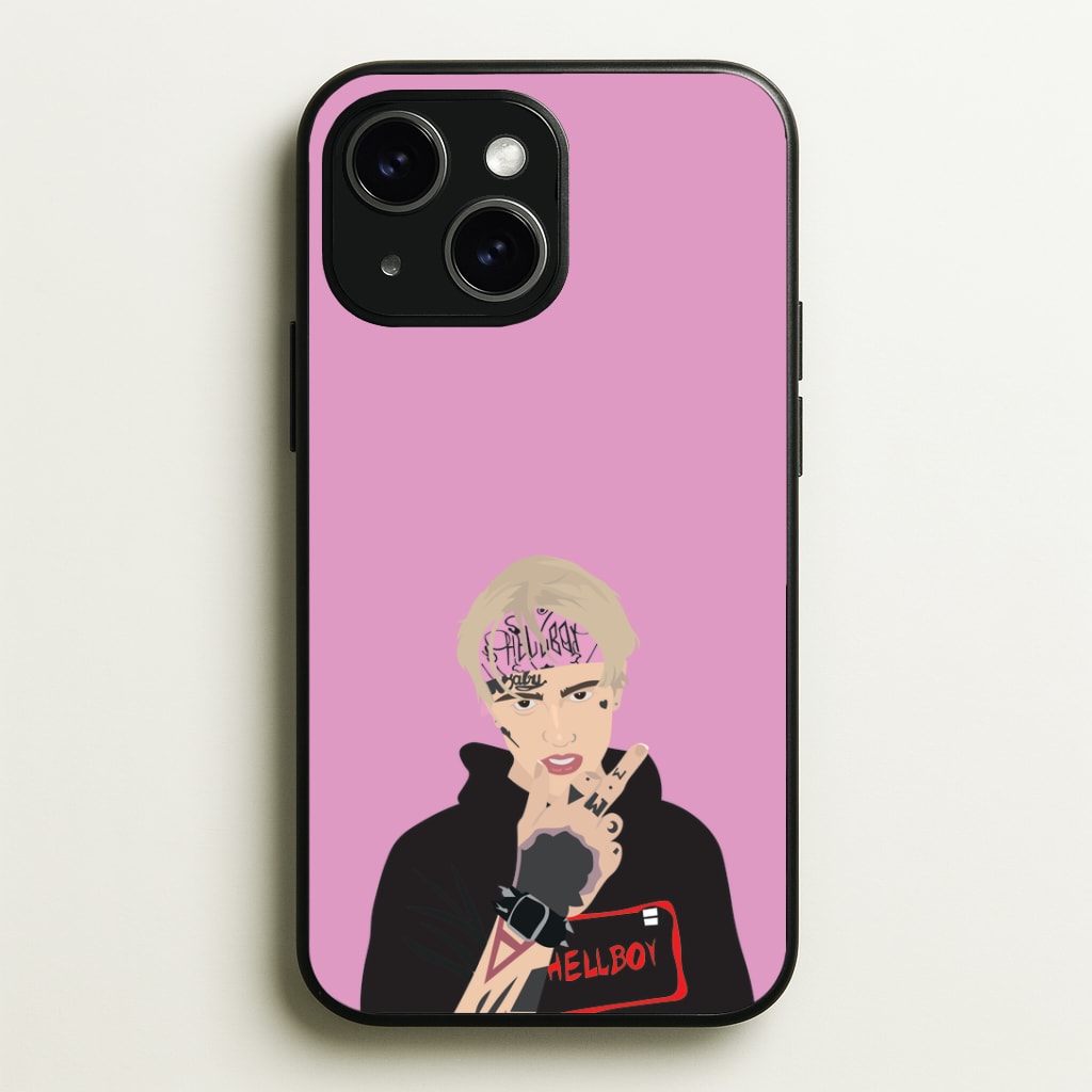 Pink Bandana - Peep Phone Case - iPhone 15 / Standard