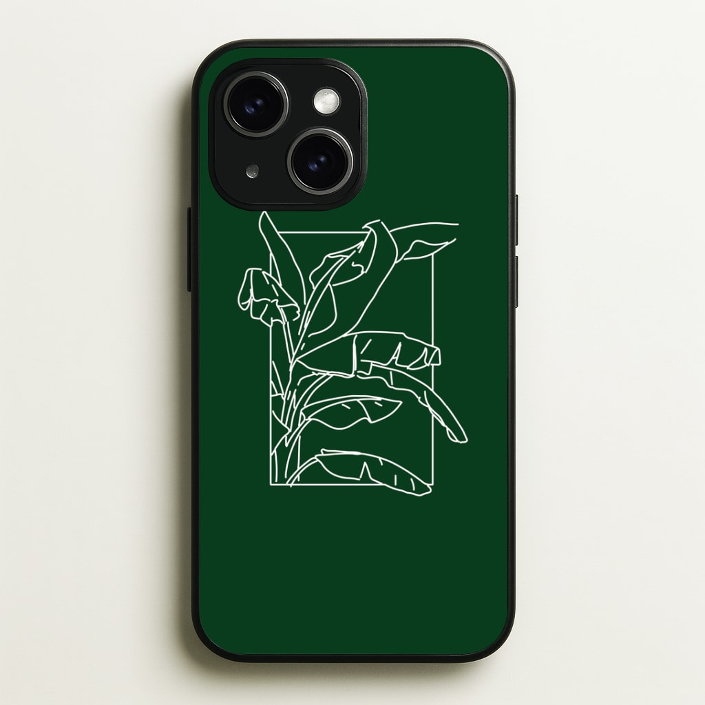 Green Leaf - Foliage Phone Case - iPhone 15 / Standard