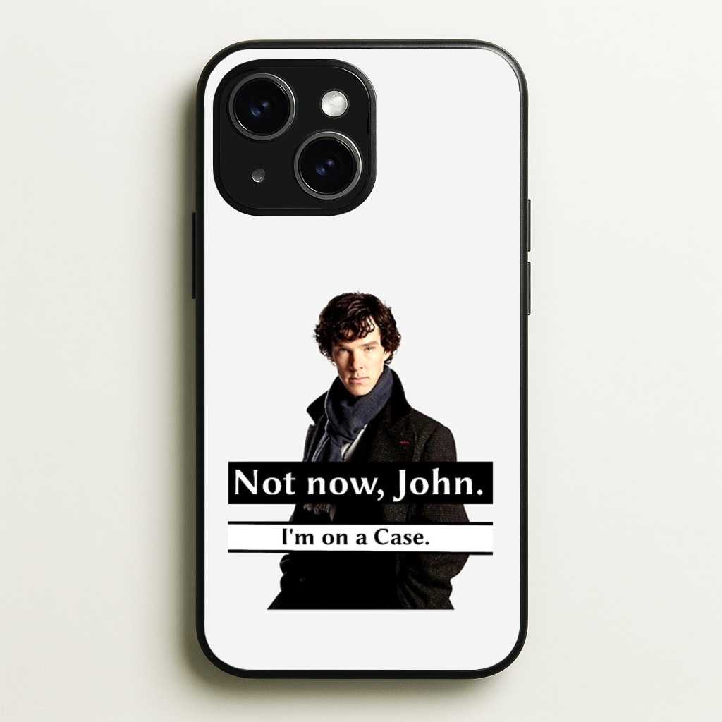 I'm on a Case Holmes Pun Phone Case - iPhone 15 / Standard