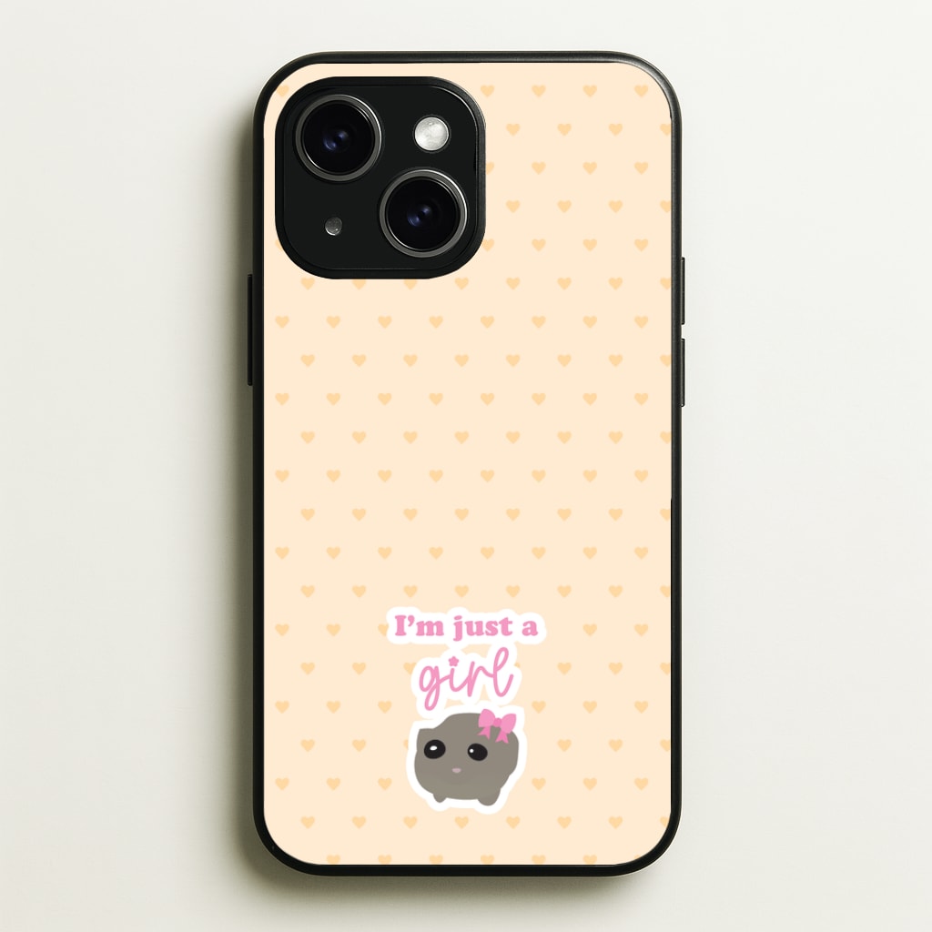 I'm Just A Girl Phone Case - iPhone 15 / Standard