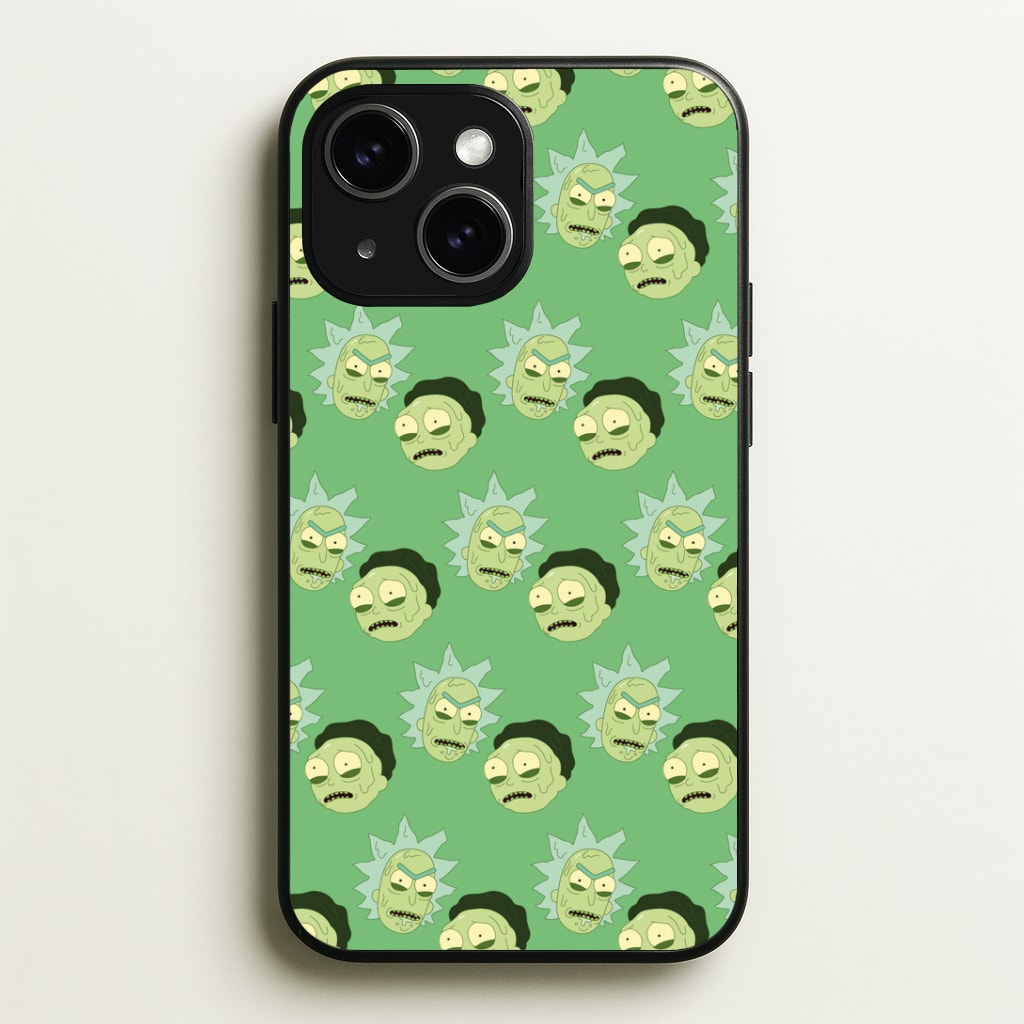 R&M Pattern Phone Case - iPhone 15 / Standard
