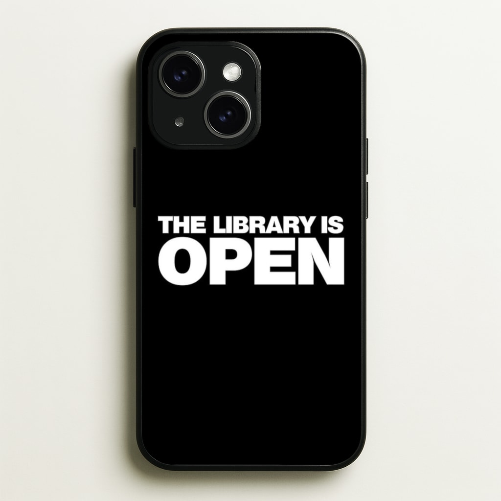 The Library is OPEN - Drag Queen's Drag Race Phone Case - iPhone 15 / Standard