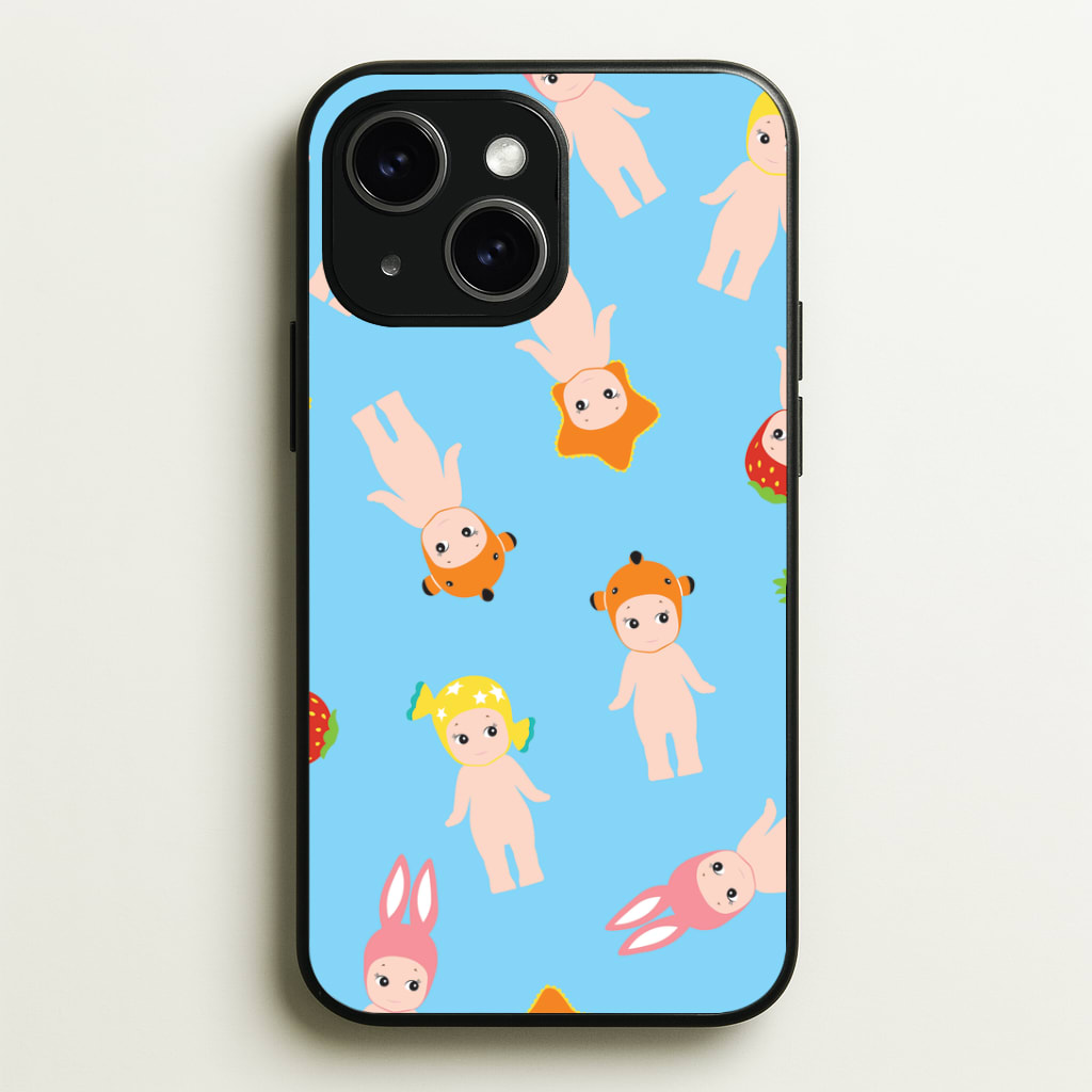 Angels Pattern Phone Case - iPhone 15 / Standard