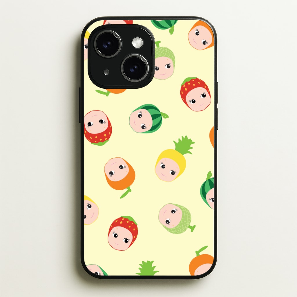 Fruit Angels Pattern Phone Case - iPhone 15 / Standard