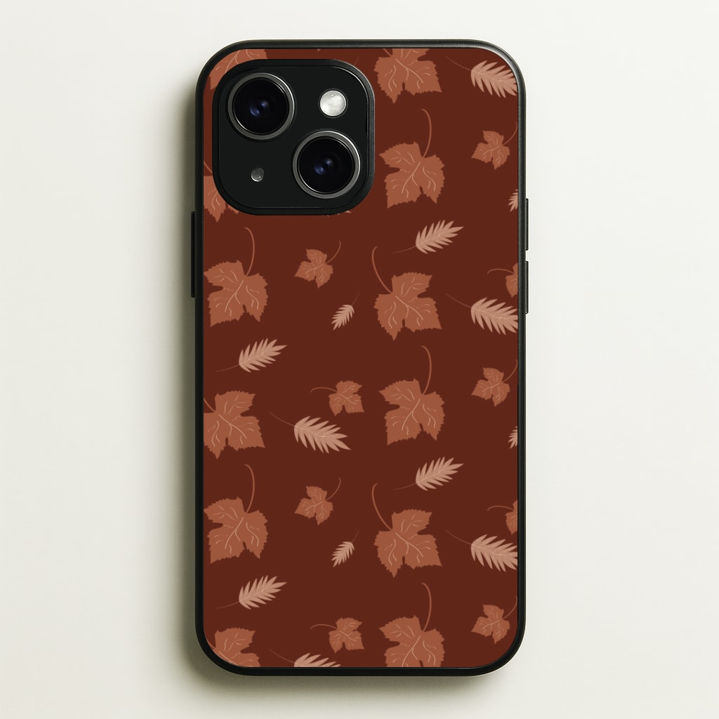 Autumn Leaf Patterns Phone Case - iPhone 15 / Standard