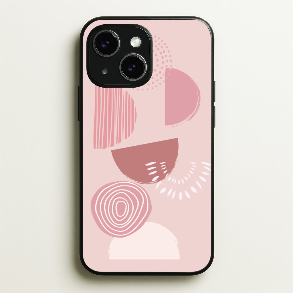 Abstract Geometric I Phone Case - iPhone 15 / Standard