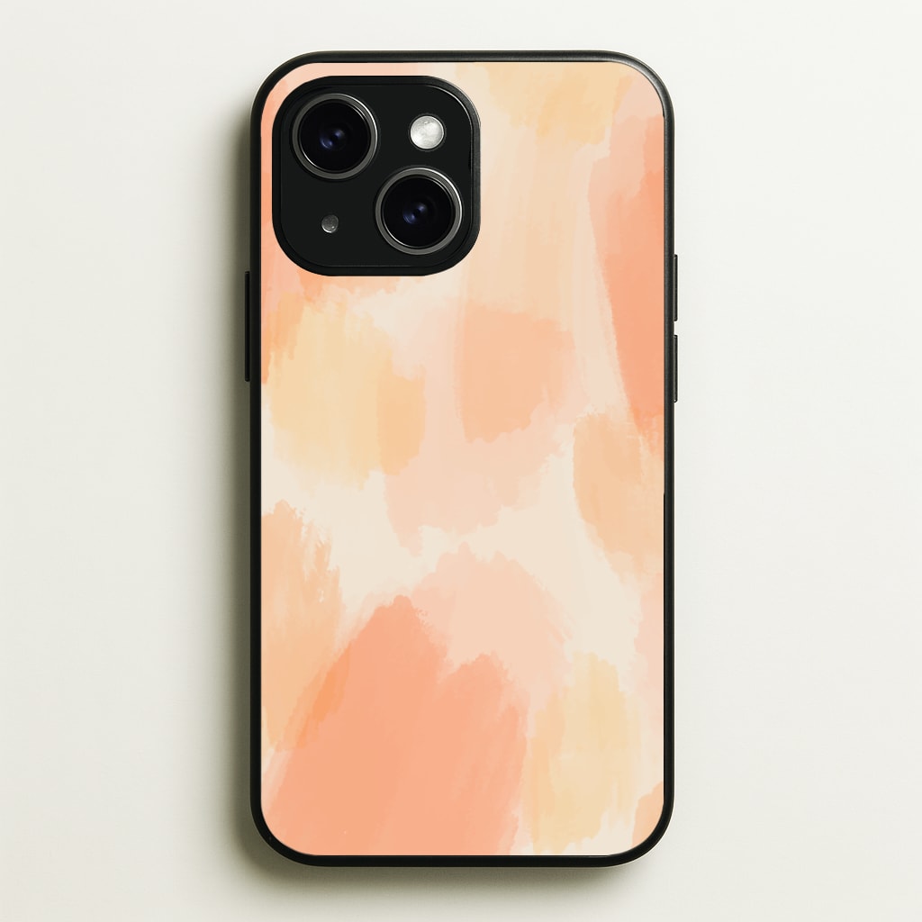 Orange Strokes Phone Case - iPhone 15 / Standard