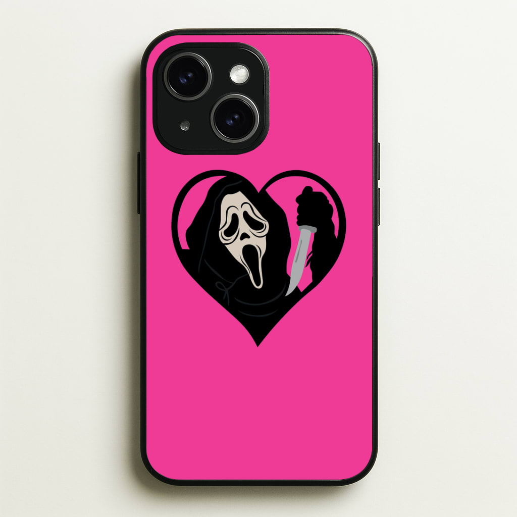 Heart face - Halloween Phone Case - iPhone 15 / Standard