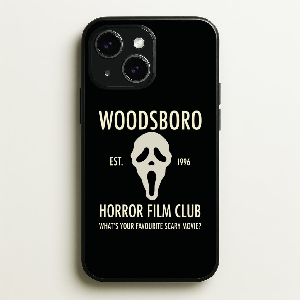 Woodsboro Horror Film Club - Scream Phone Case - iPhone 15 / Standard