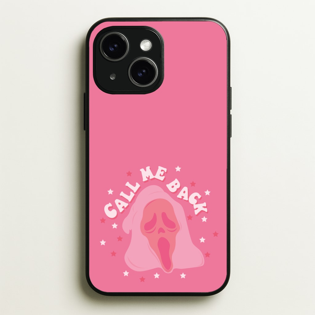 Call Me Back Ghostface - Scream Phone Case - iPhone 15 / Standard