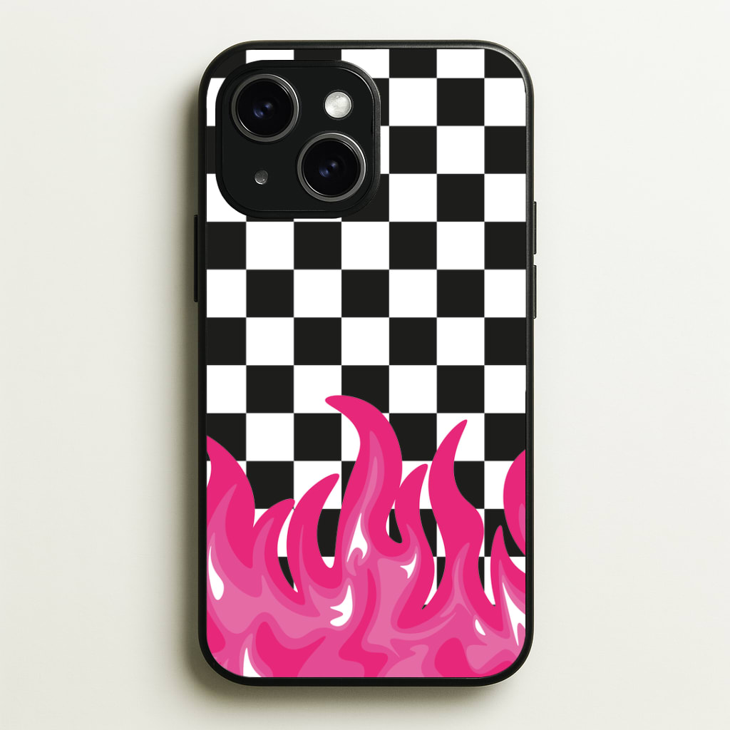 Pink Flame - Skate Aesthetic Phone Case