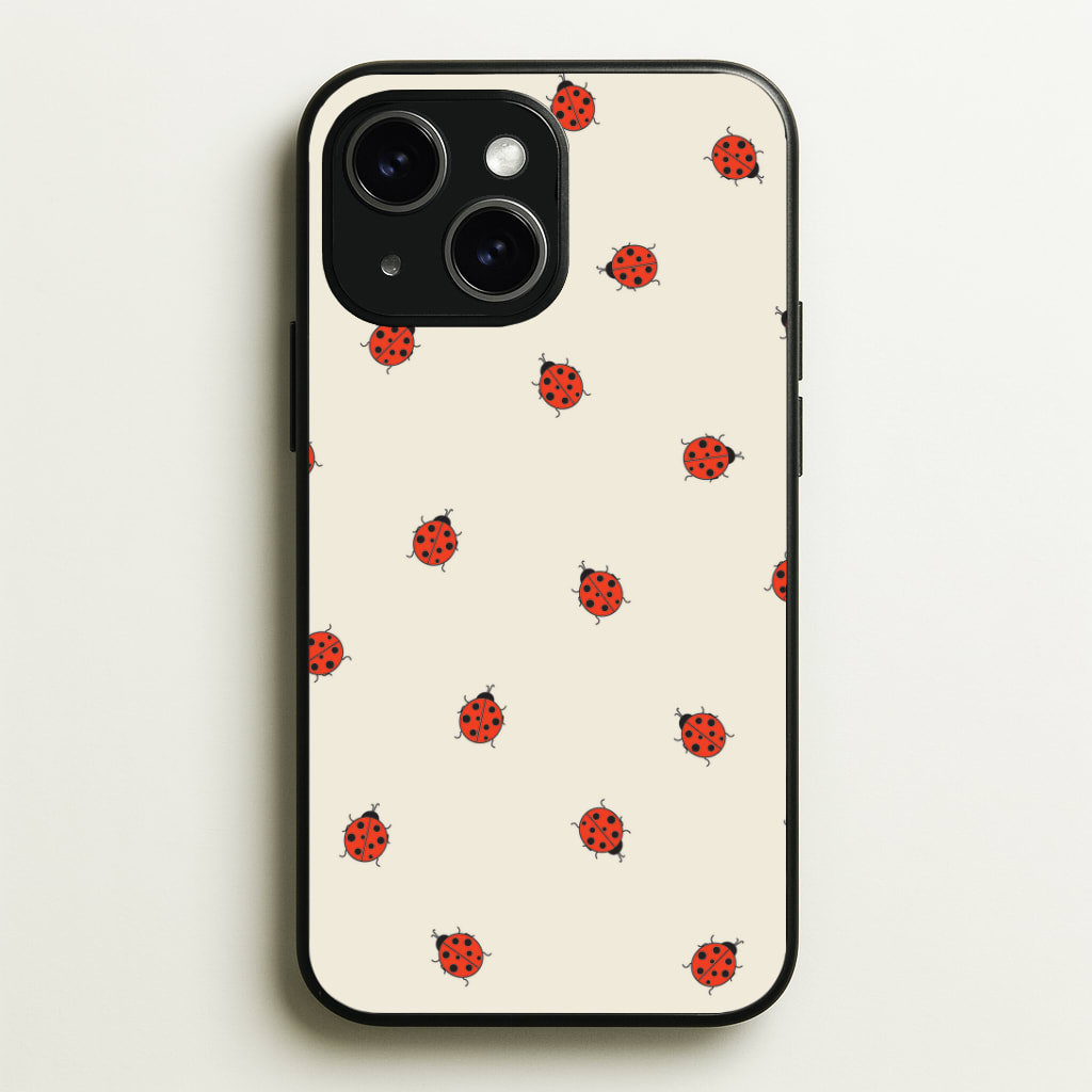 Ladybirds - Spring Patterns Phone Case - iPhone 15 / Standard
