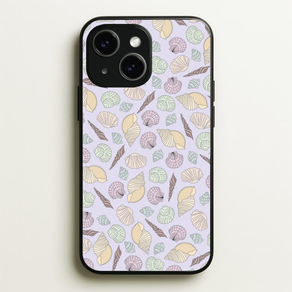 Seashells Pattern 7 Phone Case - iPhone 15 / Standard