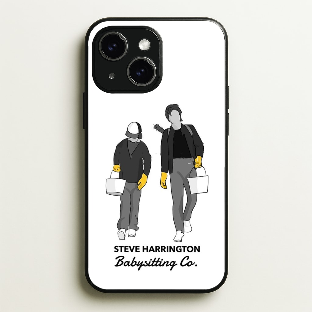 Steve Harrington Babysitting Co Phone Case - iPhone 15 / Standard