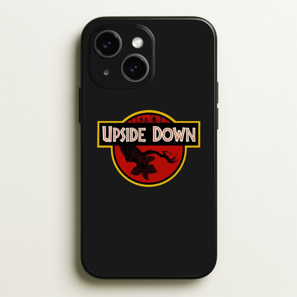 Upside Down - Jurassic Inspired Stranger Phone Case - iPhone 15 / Standard