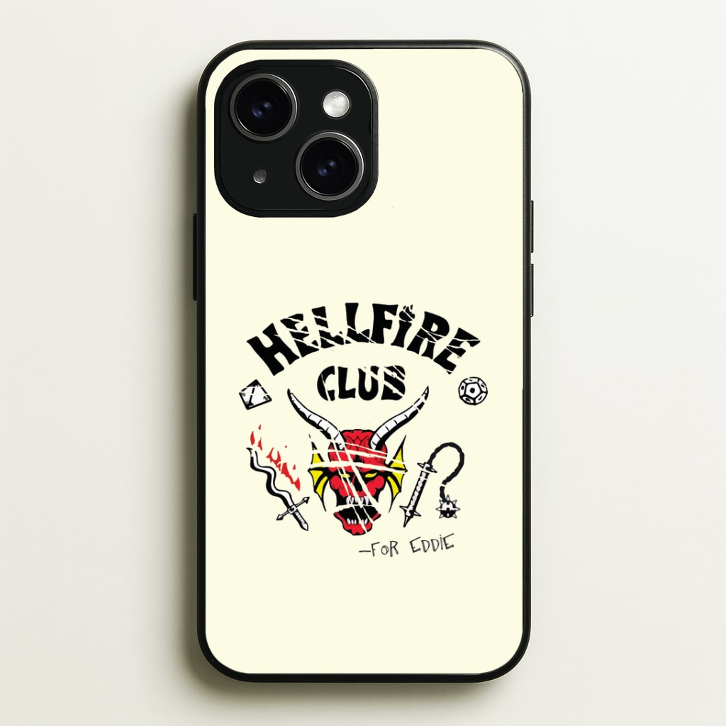 Torn Hellfire Club Phone Case - iPhone 15 / Standard