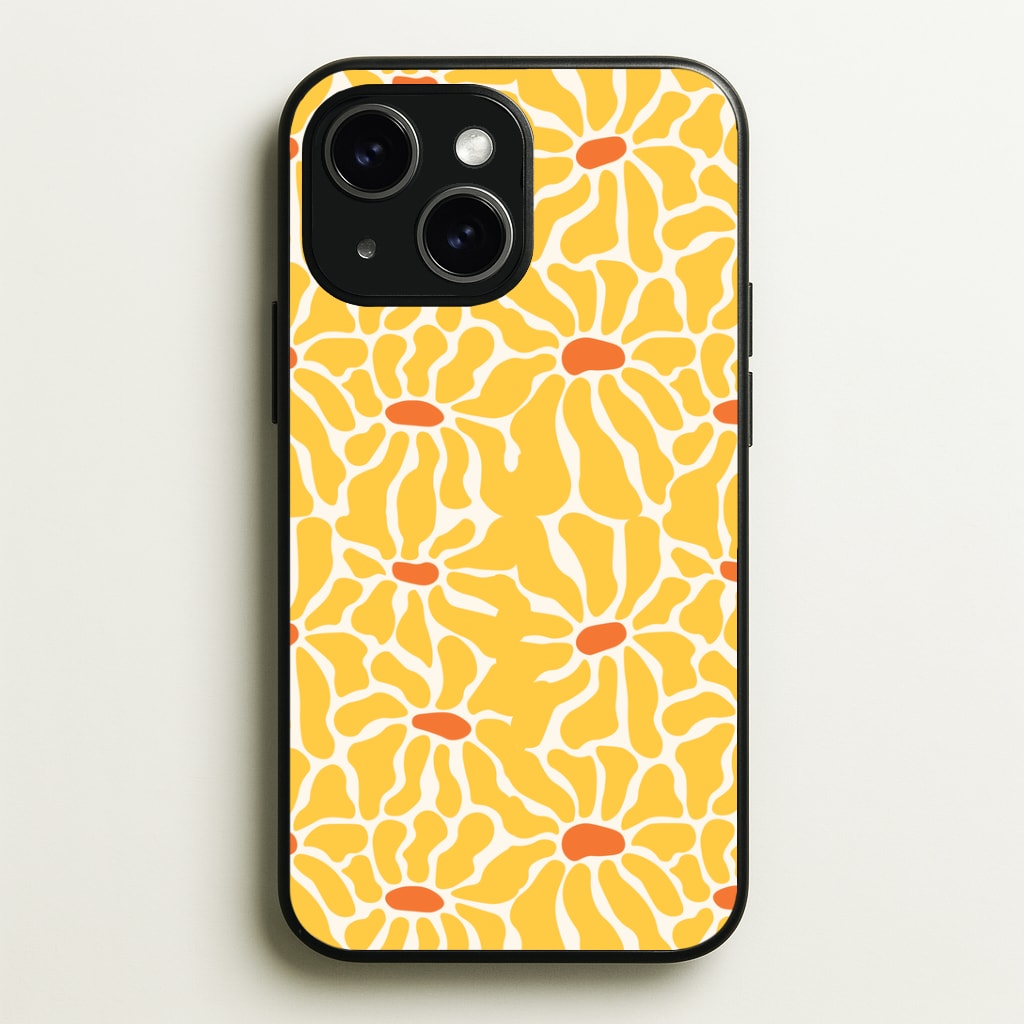 Yellow Flowers - Summer Phone Case - iPhone 15 / Standard