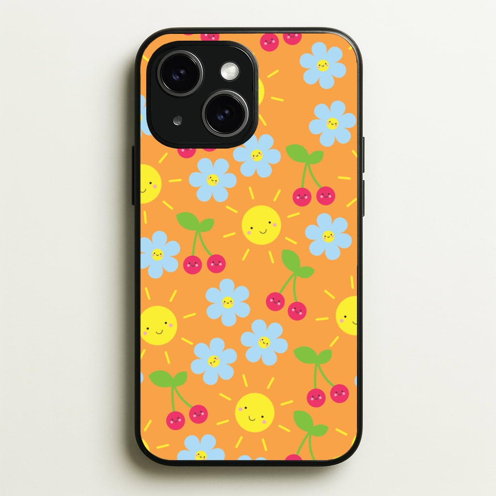 Vibey Pattern - Summer Phone Case - iPhone 15 / Standard