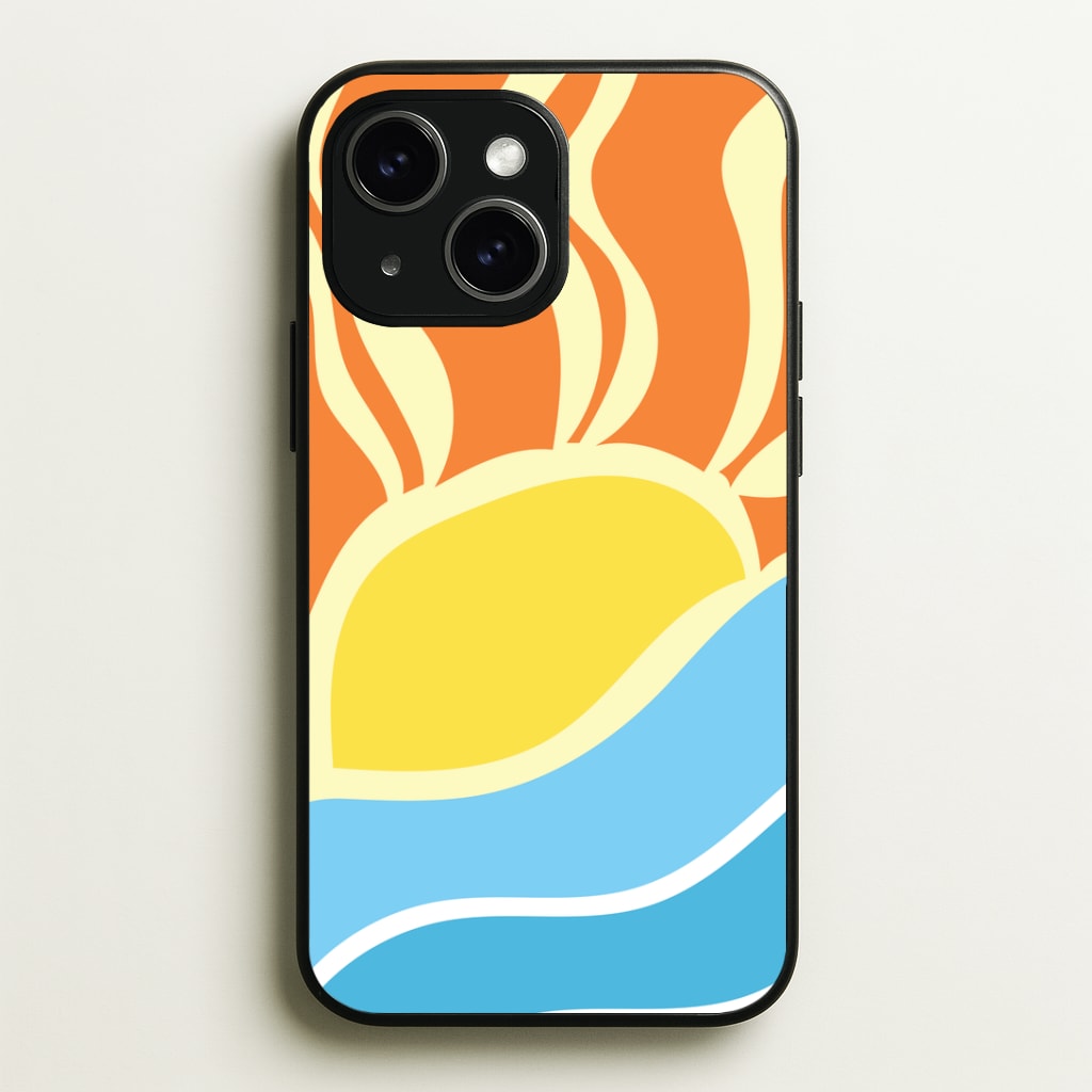 Abstract Sunset Phone Case - iPhone 15 / Standard