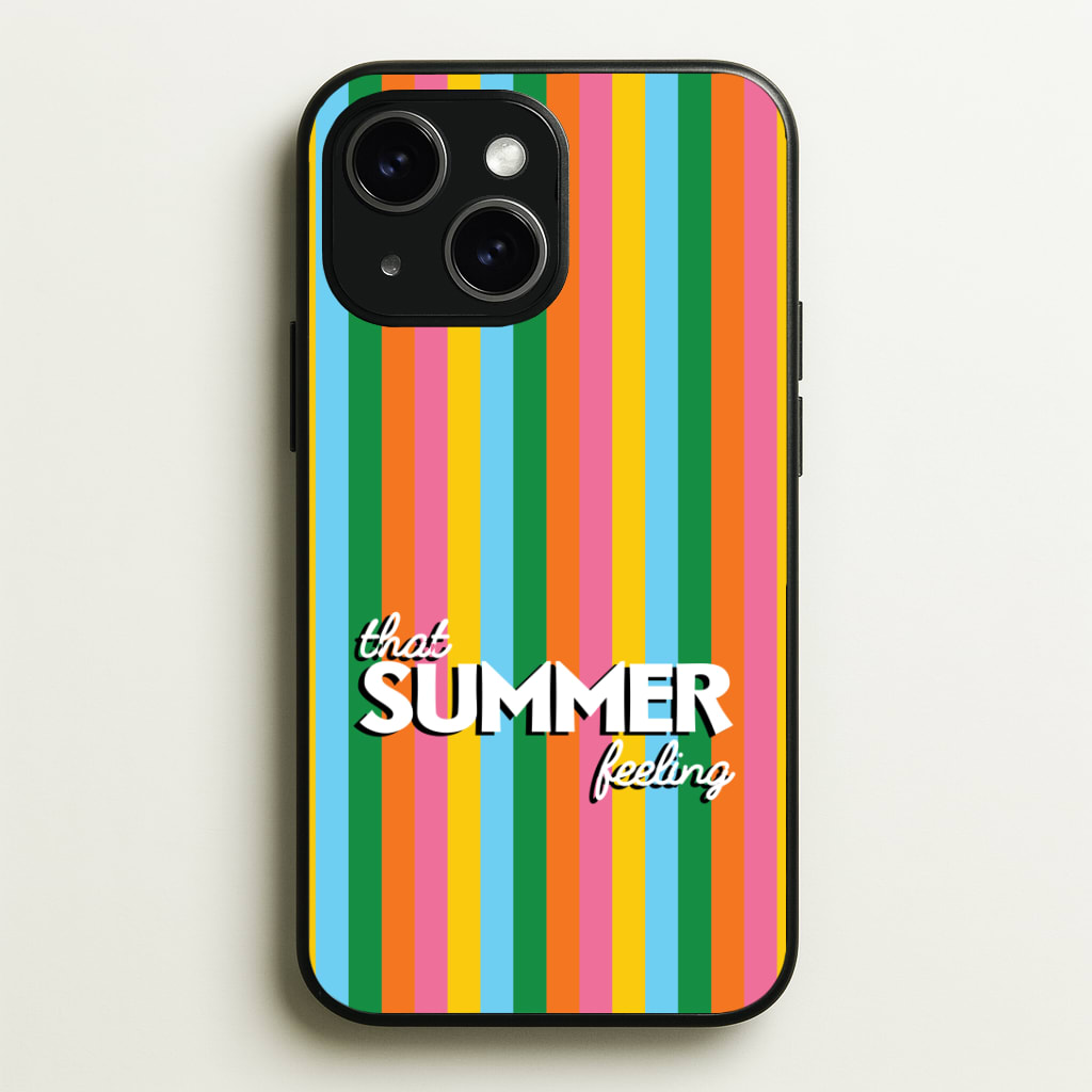 That Summer Feeling Stripes Phone Case - iPhone 15 / Standard