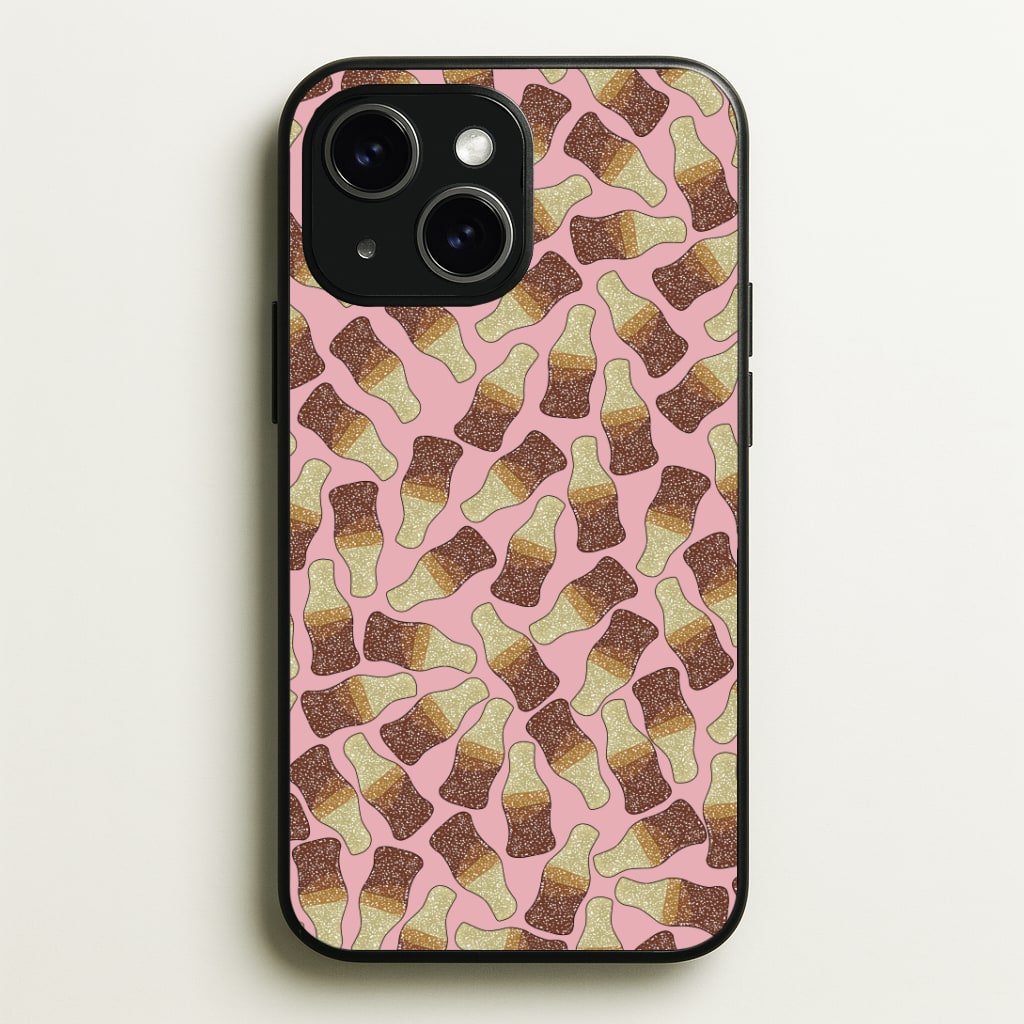 Cola Bottles - Sweets Patterns Phone Case - iPhone 15 / Standard