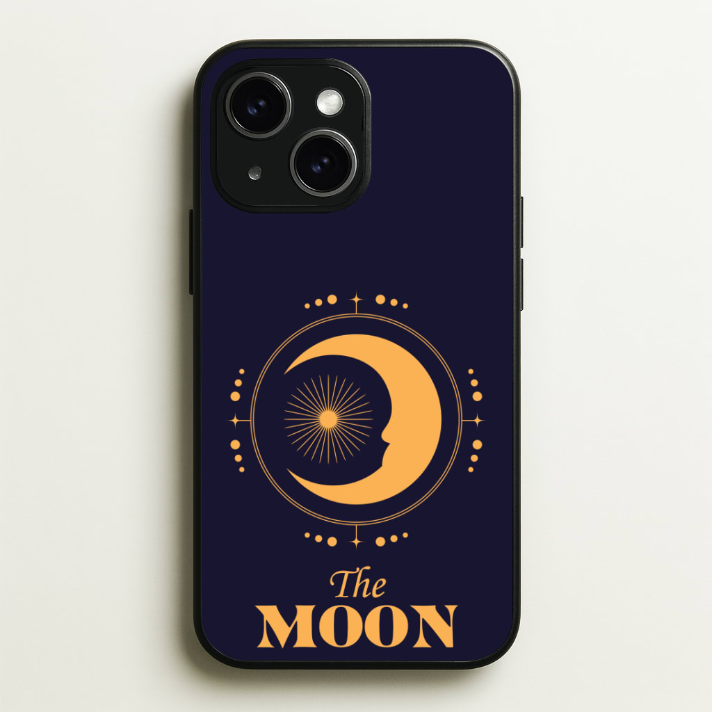 The Moon Dark Blue Phone Case - iPhone 15 / Standard