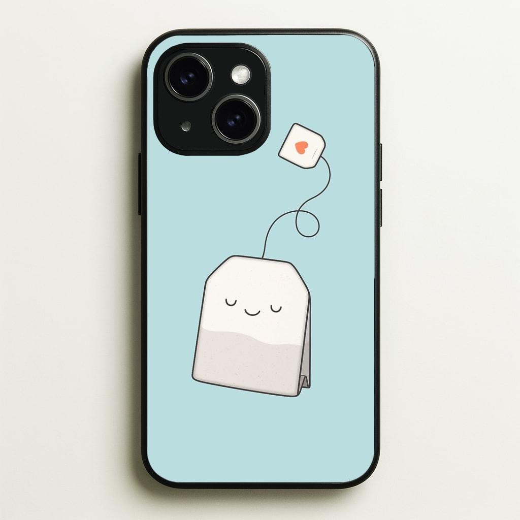 Tea Time - Cartoon Tea Bag Phone Case - iPhone 15 / Standard