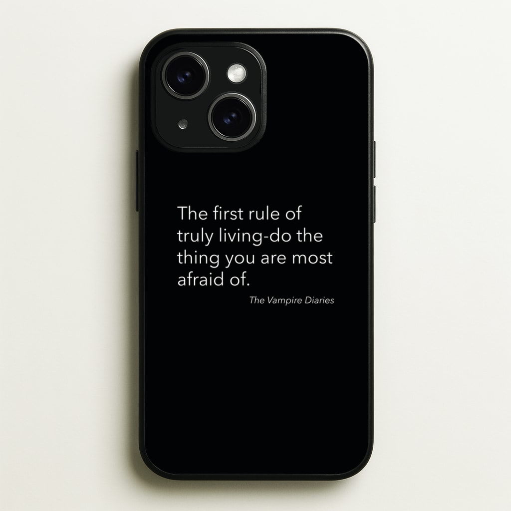 The First Rule Of Truly Living - VD Phone Case - iPhone 15 / Standard