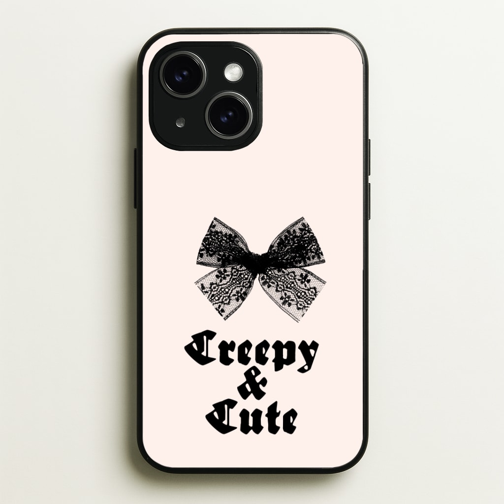 Creepy And Cute Coquette Phone Case - iPhone 15 / Standard