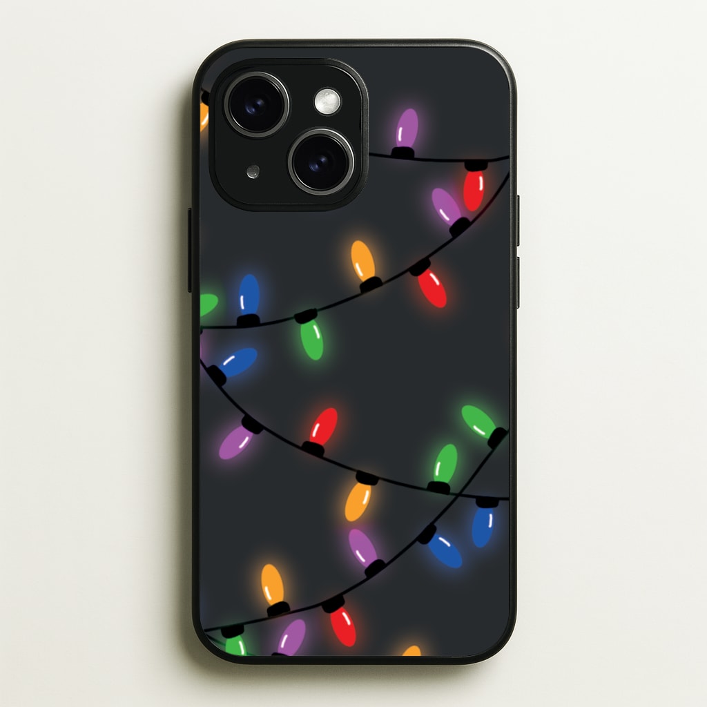 Rainbow Lights - Christmas Patterns Phone Case - iPhone 15 / Standard