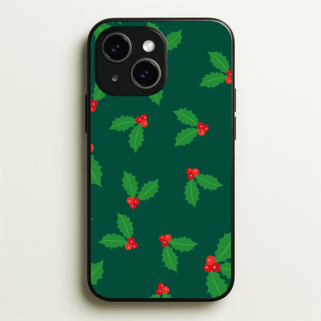 Holly - Christmas Patterns Phone Case - iPhone 15 / Standard