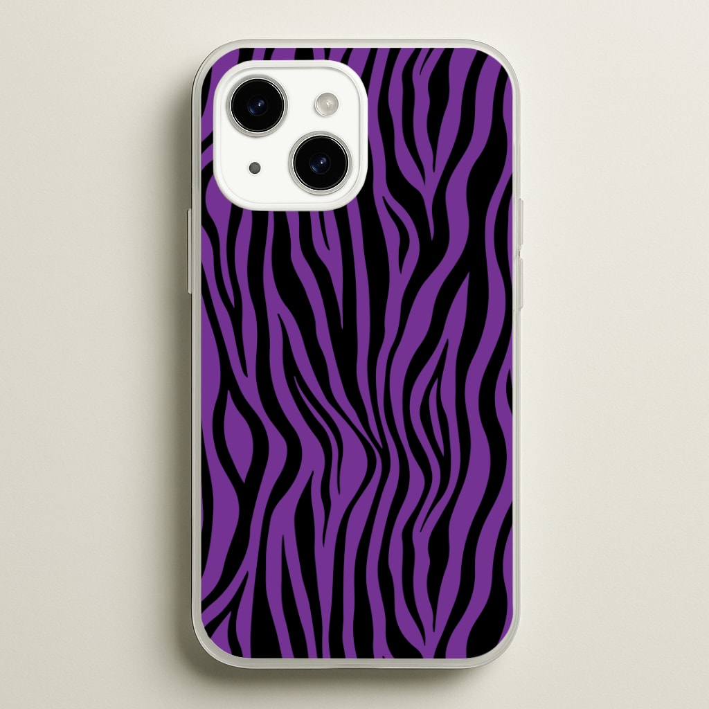 Purple Zebra - Animal Patterns Phone Case