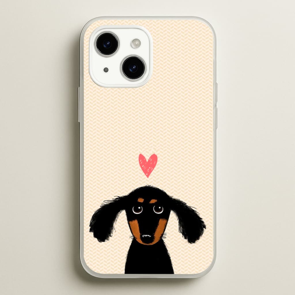 Dachshund Puppy Love Phone Case