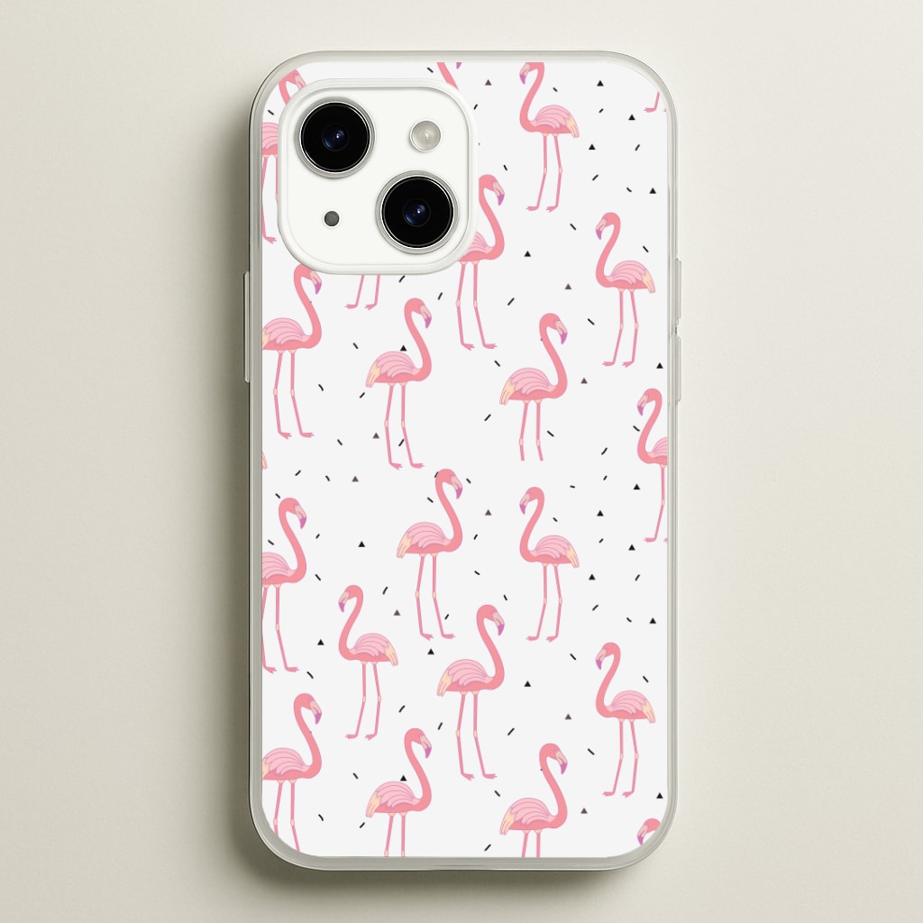 Pink Flamingo Pattern Phone Case