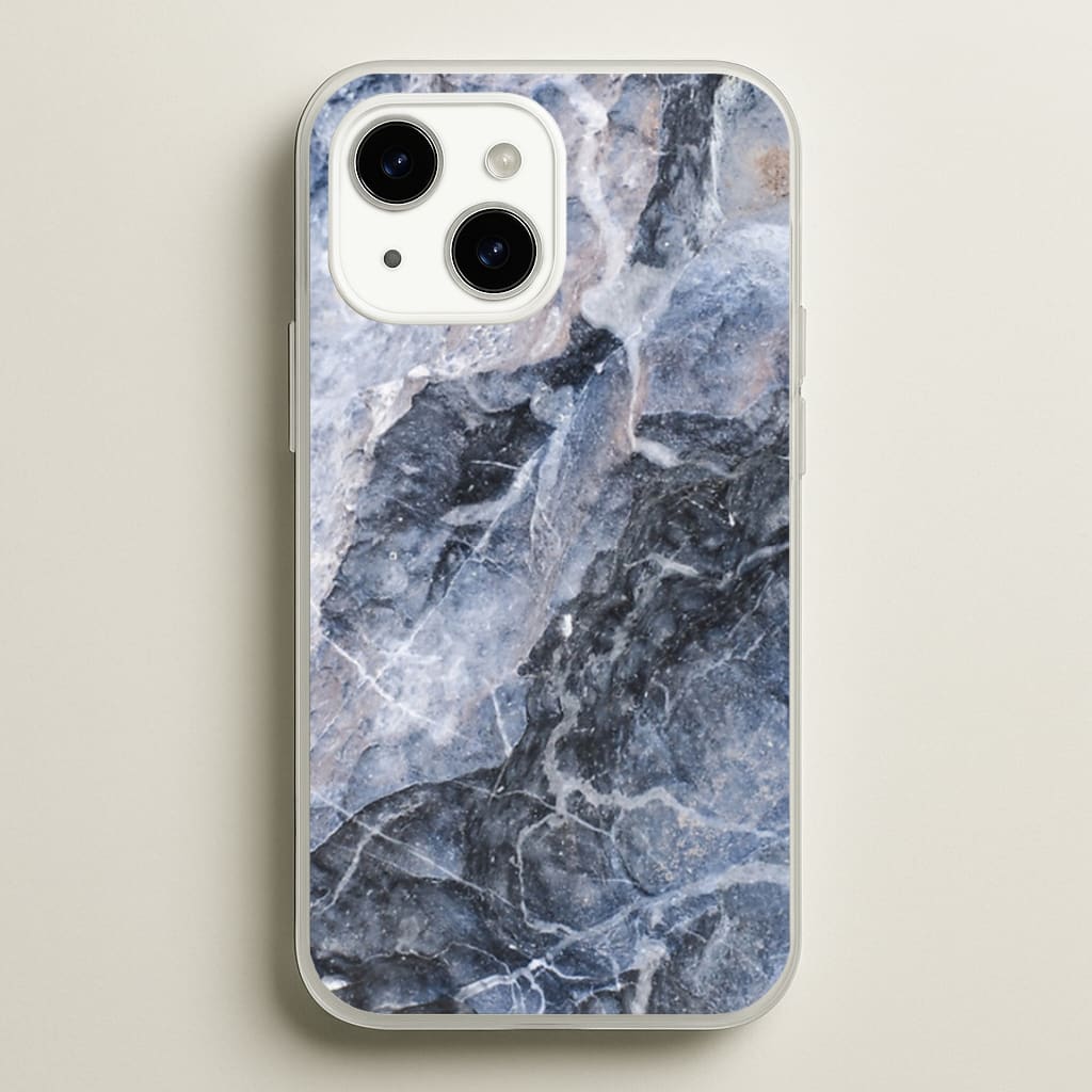 Grey and White Marble Phone Case