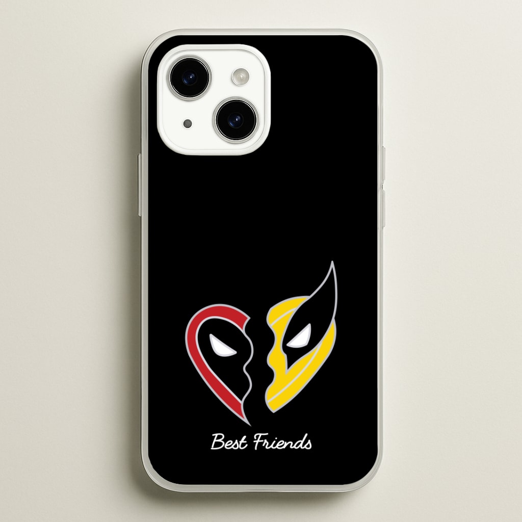 Superhero Best Friends Locket Phone Case