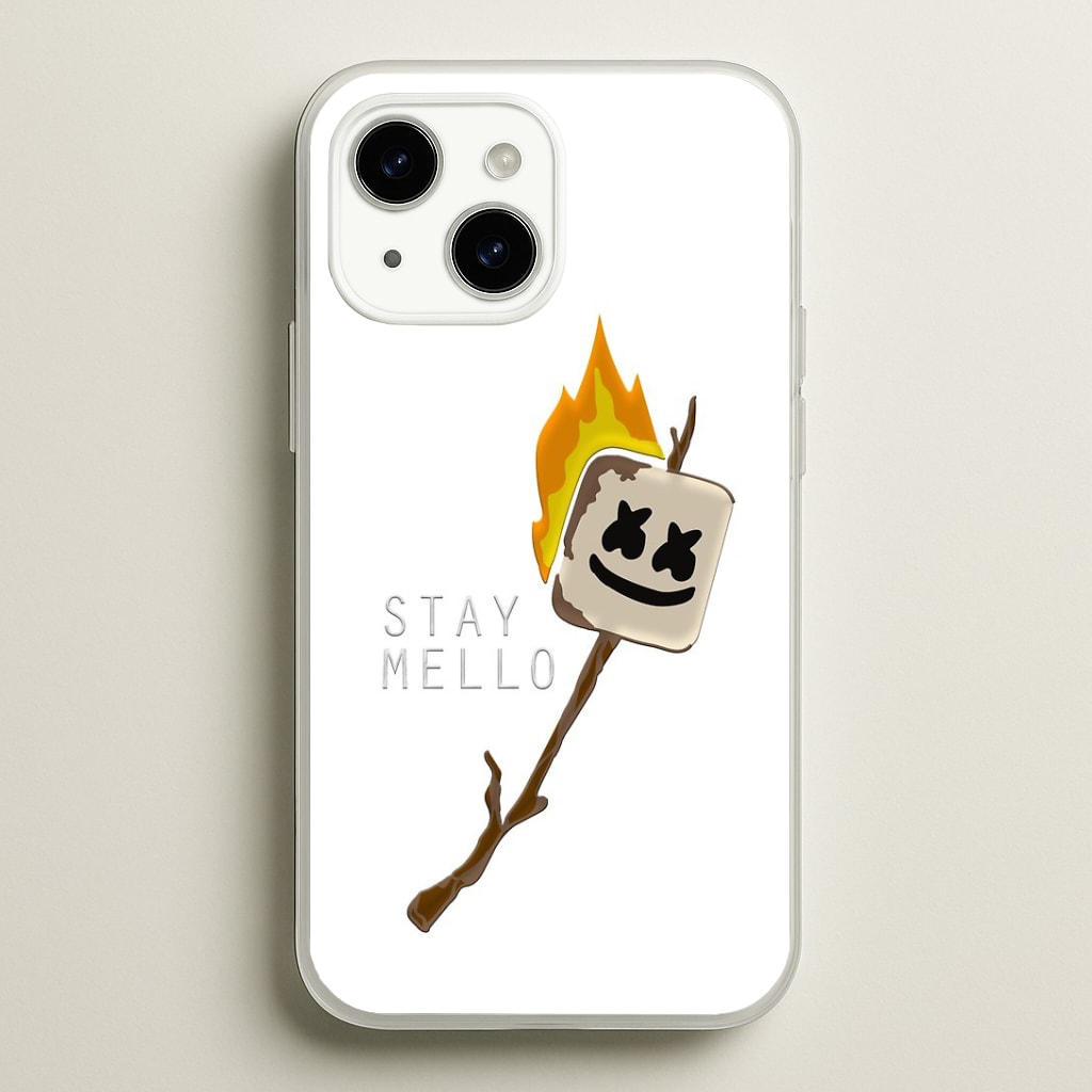 Stay Mello White Helmet DJw - White Helmet DJ Phone Case