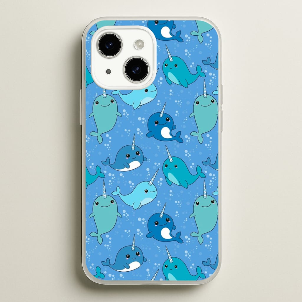Narwhal Pattern Phone Case