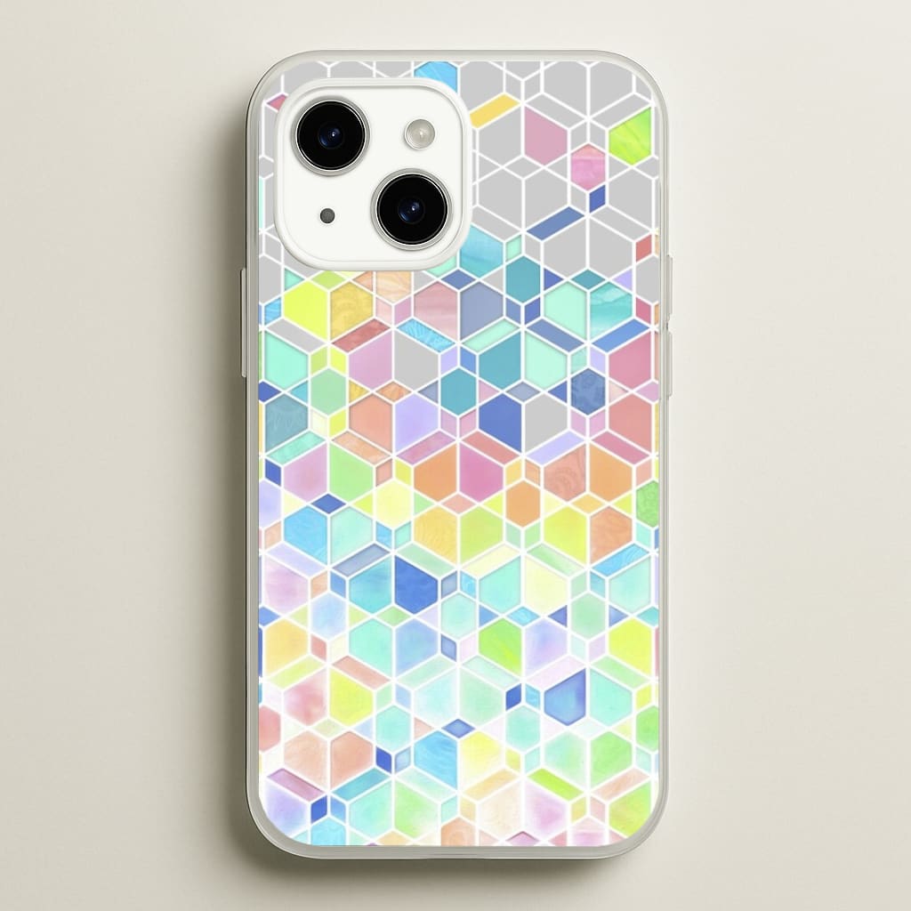 Bright Hexagon Pattern Phone Case
